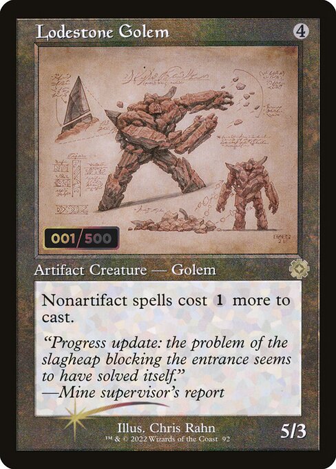 Lodestone Golem (92z) [The Brothers' War Retro Artifacts]