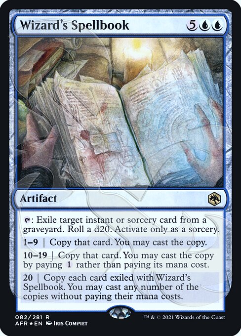 Wizard's Spellbook (82a) [Adventures in the Forgotten Realms Promos]