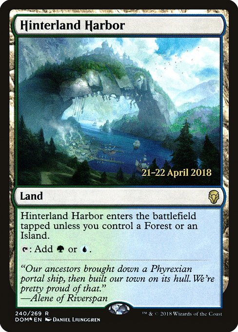 Hinterland Harbor (240s) [Dominaria Promos]