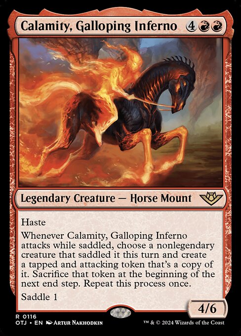 Calamity, Galloping Inferno (116) [Outlaws of Thunder Junction]