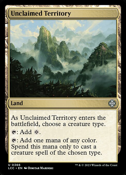Unclaimed Territory (366) [The Lost Caverns of Ixalan Commander]