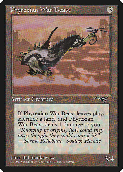 Phyrexian War Beast (127b) [Alliances]