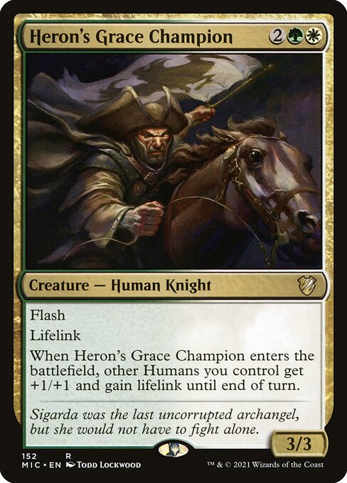 Heron's Grace Champion (152) [Midnight Hunt Commander]