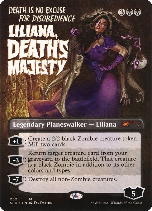 Liliana, Death's Majesty (232) [Secret Lair Drop] [Borderless]