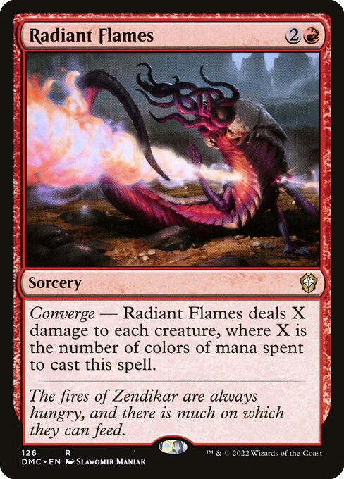 Radiant Flames (126) [Dominaria United Commander]