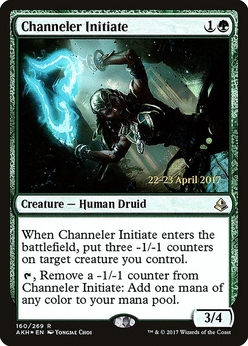 Channeler Initiate (160s) [Amonkhet Promos]