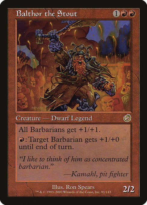 Balthor the Stout (91) [Torment]