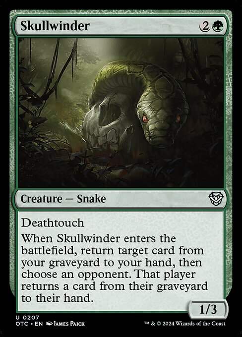 Skullwinder (207) [Outlaws of Thunder Junction Commander]