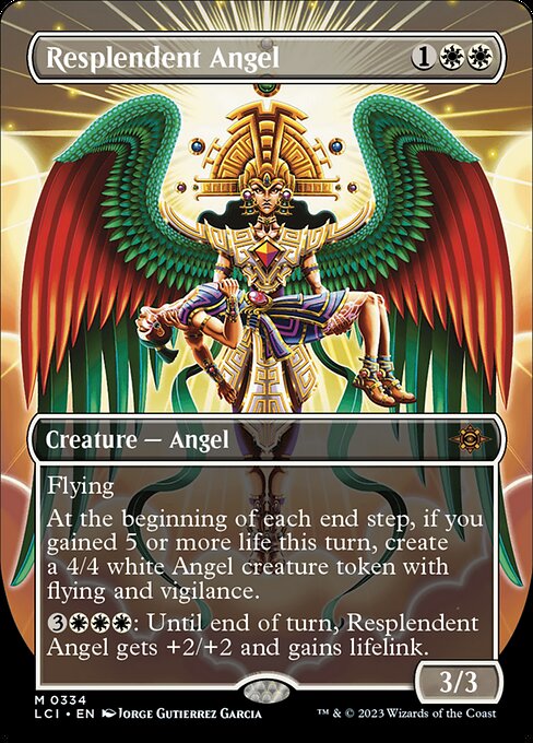 Resplendent Angel (334) [The Lost Caverns of Ixalan] [Borderless]