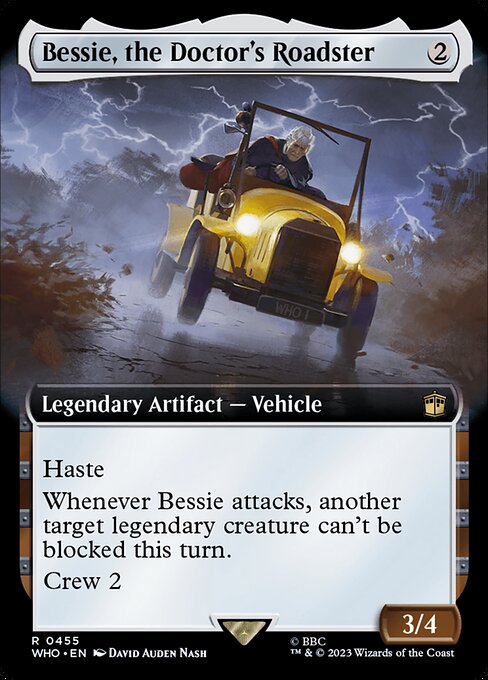 Bessie, the Doctor's Roadster (455) [Doctor Who] [Extended Art]