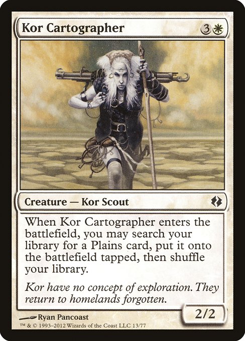 Kor Cartographer (13) [Duel Decks: Venser vs. Koth]