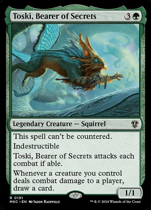 Toski, Bearer of Secrets (191) [Murders at Karlov Manor Commander]
