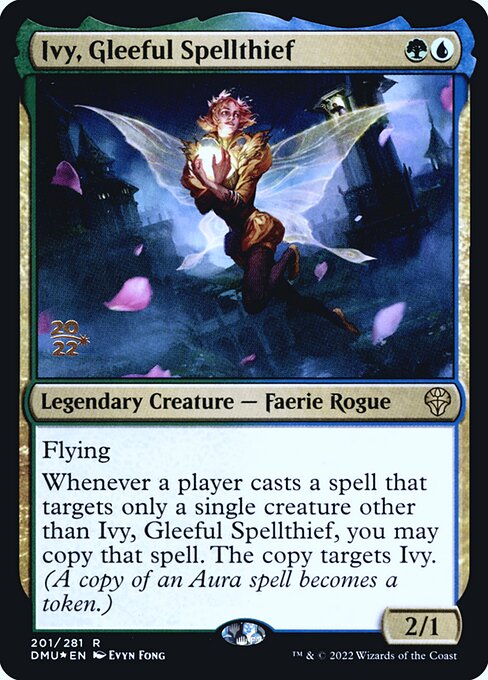 Ivy, Gleeful Spellthief (201s) [Dominaria United Promos]