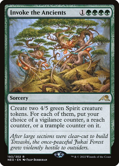 Invoke the Ancients (193p) [Kamigawa: Neon Dynasty Promos]