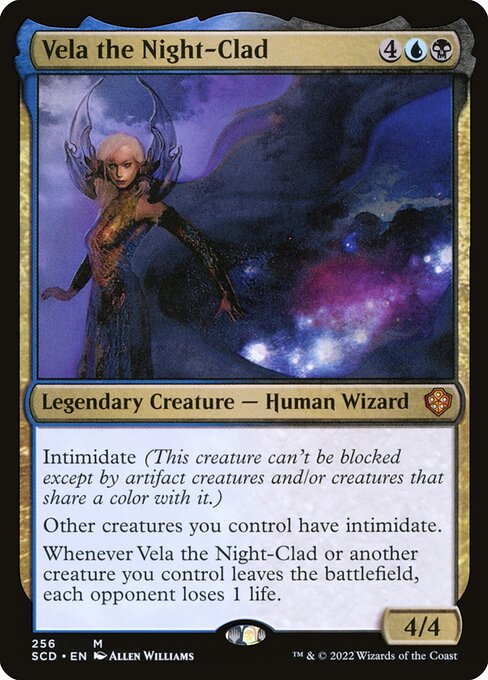 Vela the Night-Clad (256) [Starter Commander Decks]