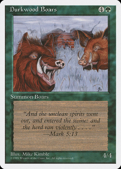 Durkwood Boars (241) [Fourth Edition]
