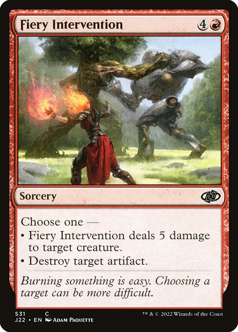 Fiery Intervention (531) [Jumpstart 2022]