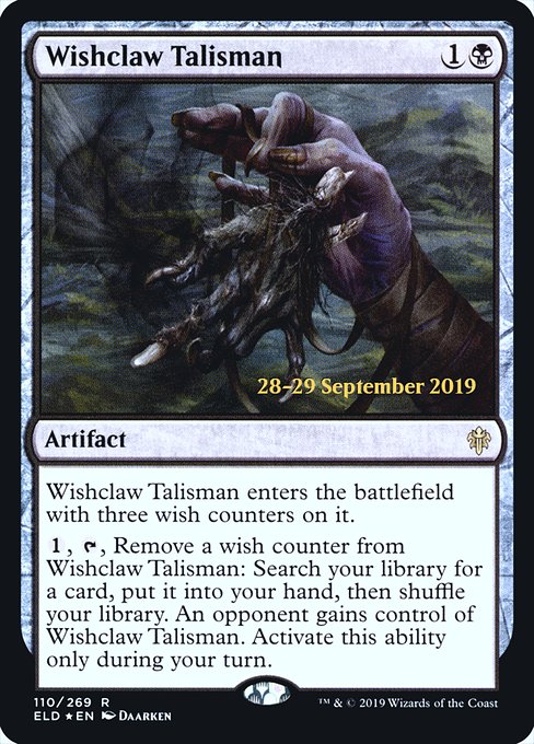 Wishclaw Talisman (110s) [Throne of Eldraine Promos]