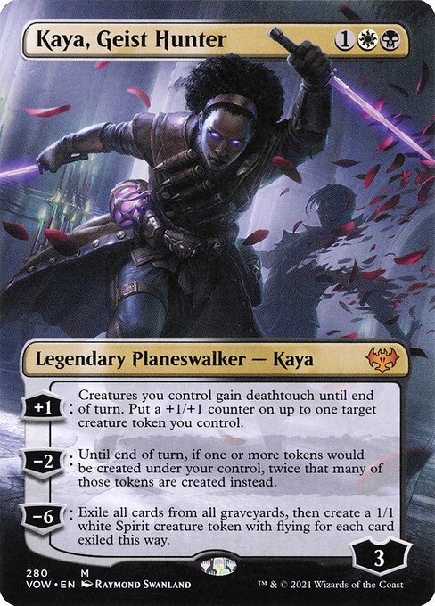 Kaya, Geist Hunter (280) [Innistrad: Crimson Vow] [Borderless]