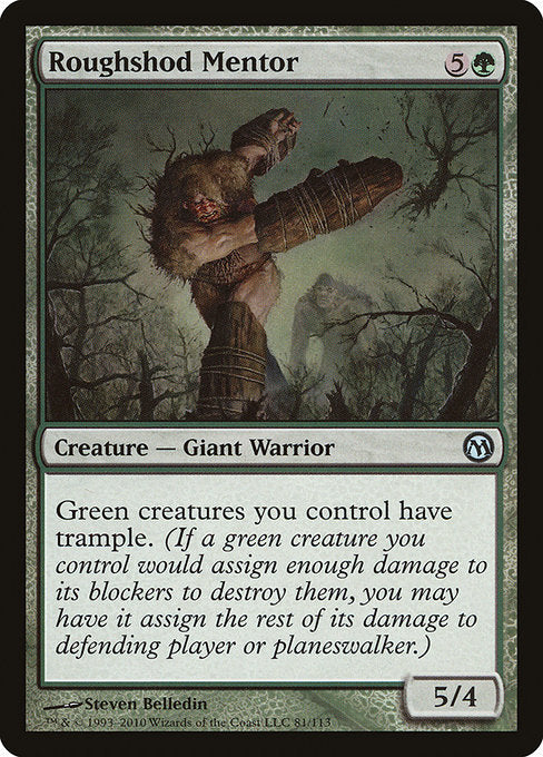 Roughshod Mentor (81) [Duels of the Planeswalkers]