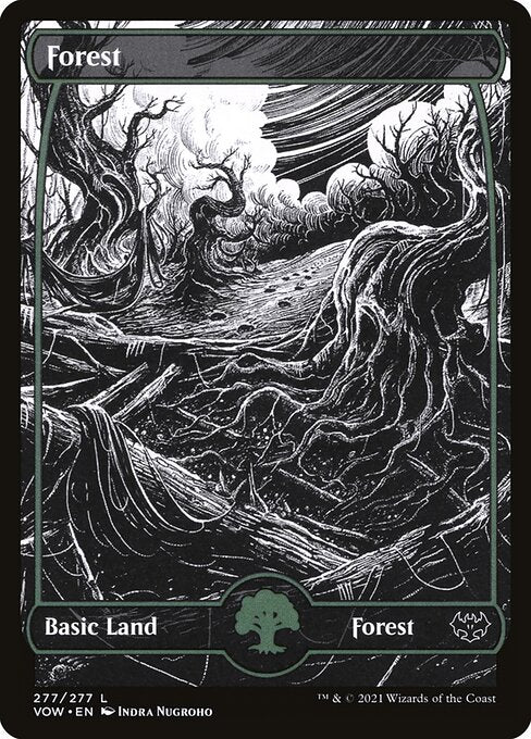 Forest (277) [Innistrad: Crimson Vow] [Showcase]