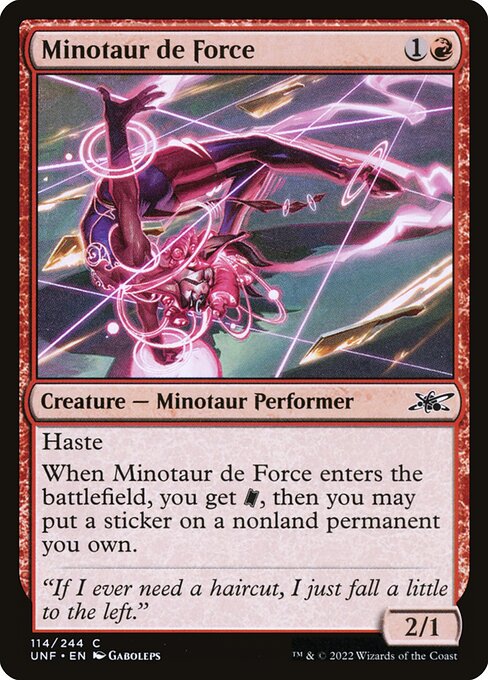 Minotaur de Force (114) [Unfinity]