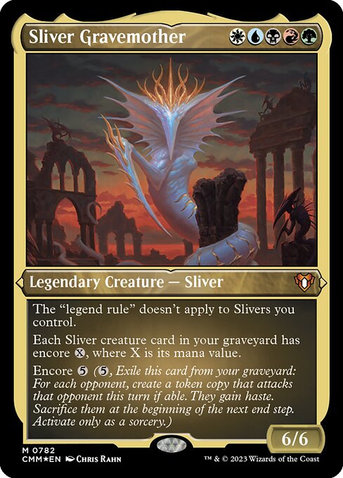 Sliver Gravemother (782) [Commander Masters] [Etched]