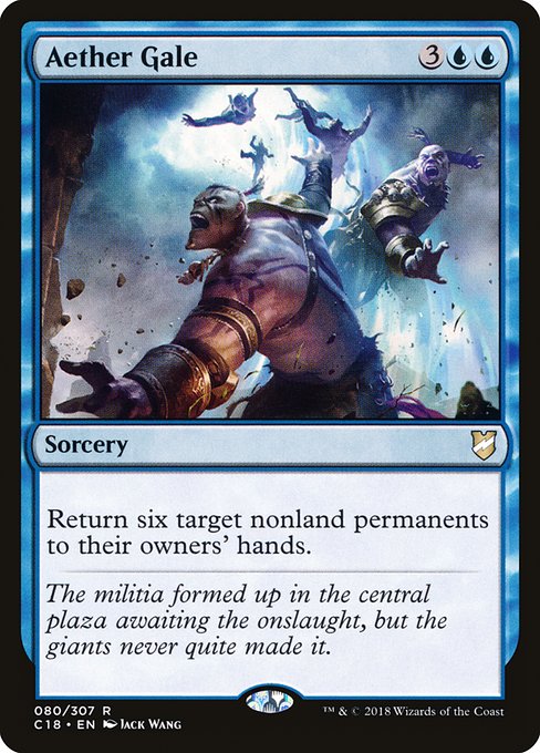 Aether Gale (80) [Commander 2018]