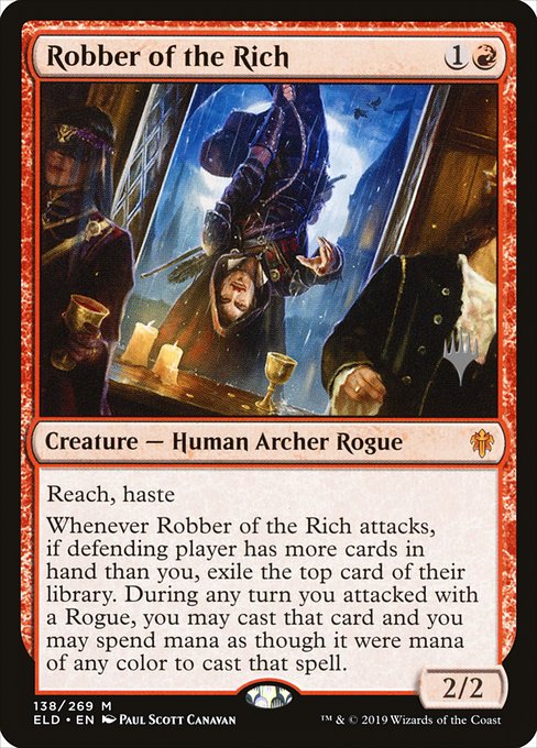 Robber of the Rich (138p) [Throne of Eldraine Promos]