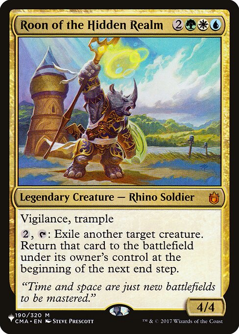 Roon of the Hidden Realm (CMA-190) [The List]