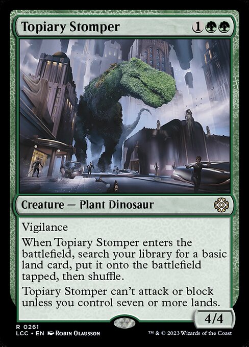 Topiary Stomper (261) [The Lost Caverns of Ixalan Commander]