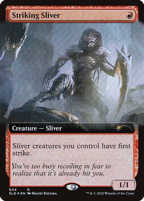 Striking Sliver (644) [Secret Lair Drop] [Extended Art]