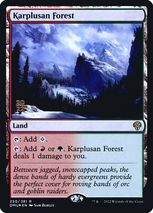 Karplusan Forest (250s) [Dominaria United Promos]