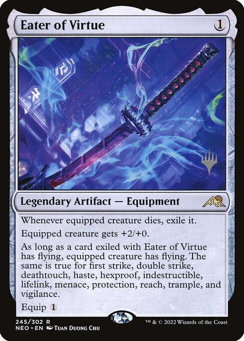 Eater of Virtue (245p) [Kamigawa: Neon Dynasty Promos]