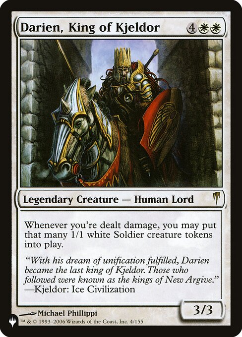 Darien, King of Kjeldor (CSP-4) [The List]