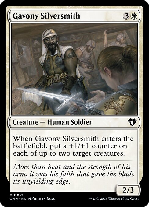 Gavony Silversmith (25) [Commander Masters]