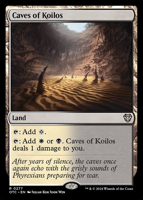 Caves of Koilos (277) [Outlaws of Thunder Junction Commander]