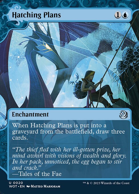 Hatching Plans (20) [Wilds of Eldraine: Enchanting Tales] [Showcase, Borderless]