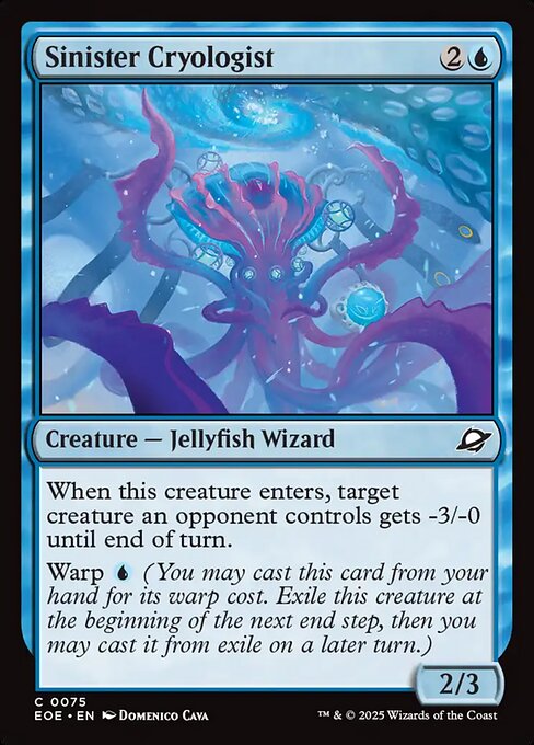 Sinister Cryologist (75) [Edge of Eternities]