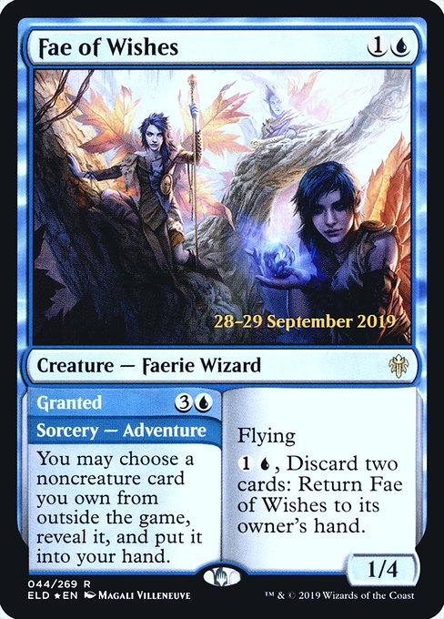 Fae of Wishes // Granted (44s) [Throne of Eldraine Promos]