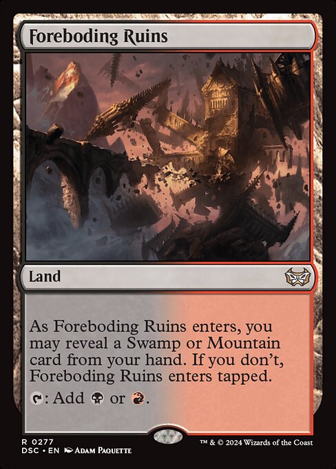 Foreboding Ruins (277) [Duskmourn: House of Horror Commander]