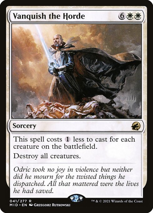 Vanquish the Horde (41p) [Innistrad: Midnight Hunt Promos]