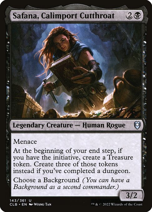 Safana, Calimport Cutthroat (143) [Commander Legends: Battle for Baldur's Gate]