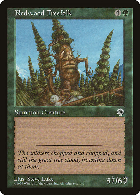 Redwood Treefolk (183) [Portal]