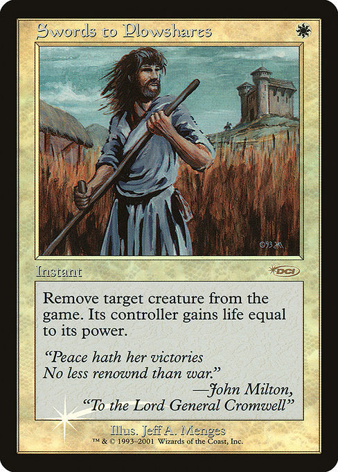Swords to Plowshares (6) [Friday Night Magic 2001]