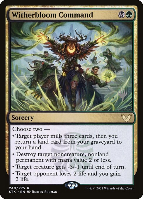 Witherbloom Command (248p) [Strixhaven: School of Mages Promos]