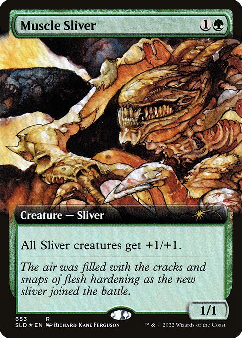 Muscle Sliver (653) [Secret Lair Drop] [Extended Art]