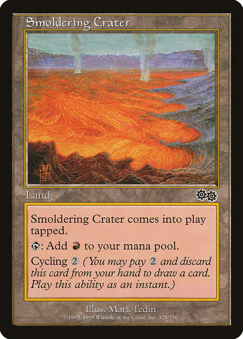 Smoldering Crater (328) [Urza's Saga]