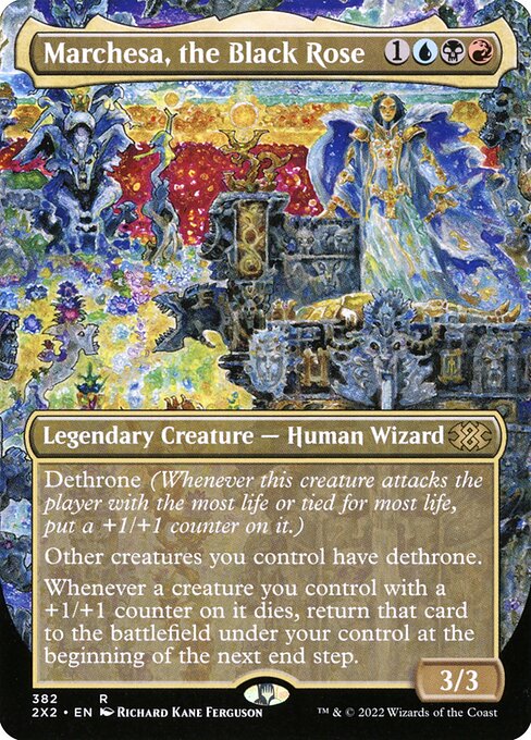 Marchesa, the Black Rose (382) [Double Masters 2022] [Borderless]