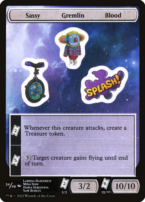Sassy Gremlin Blood (34) [Unfinity Sticker Sheets]